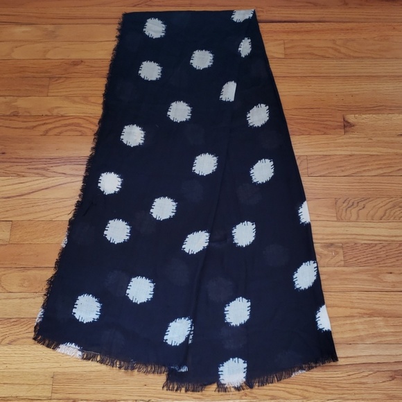 2 for$5 🚀Francesca's - Large Polka Dot Long Acrylic Scarf - Picture 2 of 7